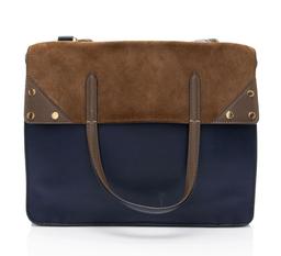 Fendi Suede Calfskin Grace Flip Tote