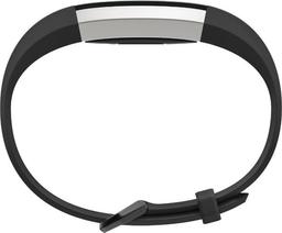 Fitbit Alta Fitness Activity Tracker - 35mm - Silver Stainless Steel Case with Black Elastomer Elastomer Band - Small Size