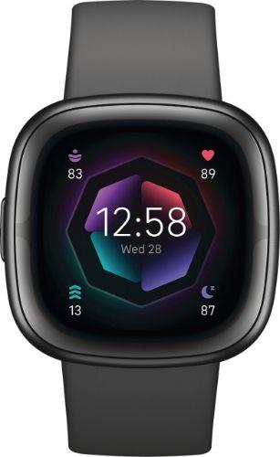 Fitbit Sense 2 Health and Fitness Smartwatch Aluminum 40mm in Graphite in Premium condition