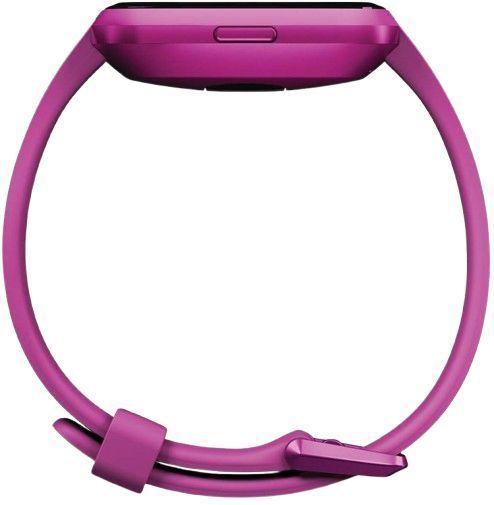 Fitbit Versa Lite Edition Smartwatch - Mulberry Aluminum Case with Mulberry Silicone Sport Band
