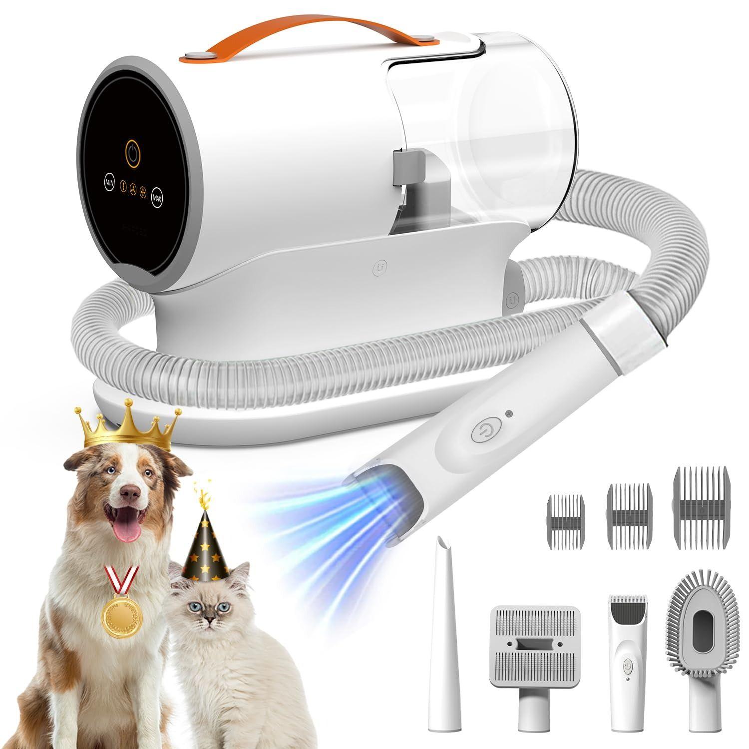 FIXR  Pet Grooming Vacuum & Dog Hair Vacuum 12000Pa - White - Excellent