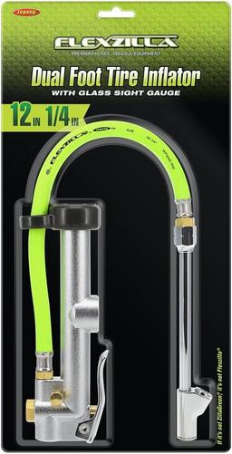Flexzilla AL2051FZ Dual Foot Tire Inflator - Green