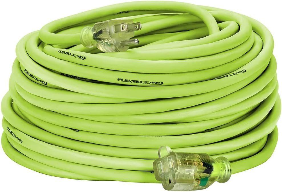 Flexzilla  FZ512735 Pro Extension Cord - Green - Premium