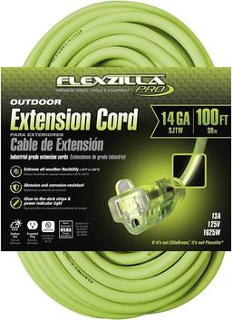 Flexzilla FZ512735 Pro Extension Cord - Green