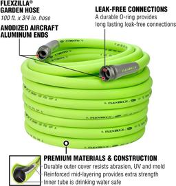 Flexzilla HFZG6100YW-E Garden Hose - Green