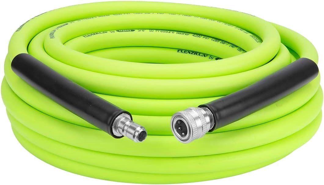 Flexzilla  HFZPW426050Q-E Pressure Washer Hose - Green - Premium