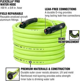 Flexzilla HFZWP5100-E Pro Water Hose - Green