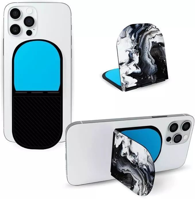 Flipstik Defy Gravity Phone Kick Stand - Black/Blue/Grey