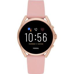 Fossil Gen 5 Smartwatch - 8GB - Blush Silicone/ Stainless Rose Gold Case