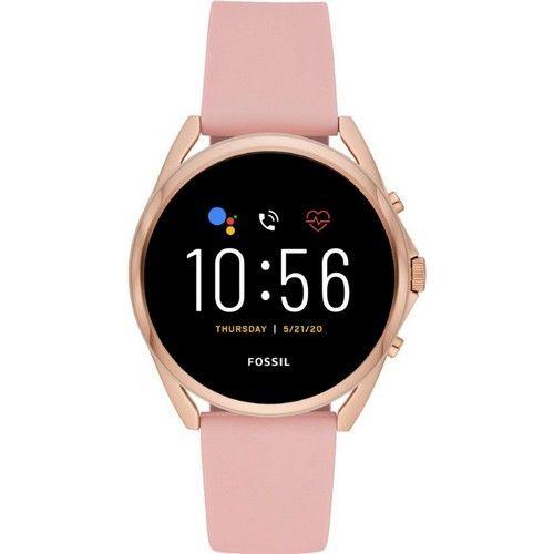 Fossil Gen 5 Smartwatch - 8GB - Blush Silicone/ Stainless Rose Gold Case
