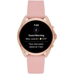 Fossil Gen 5 Smartwatch - 8GB - Blush Silicone/ Stainless Rose Gold Case