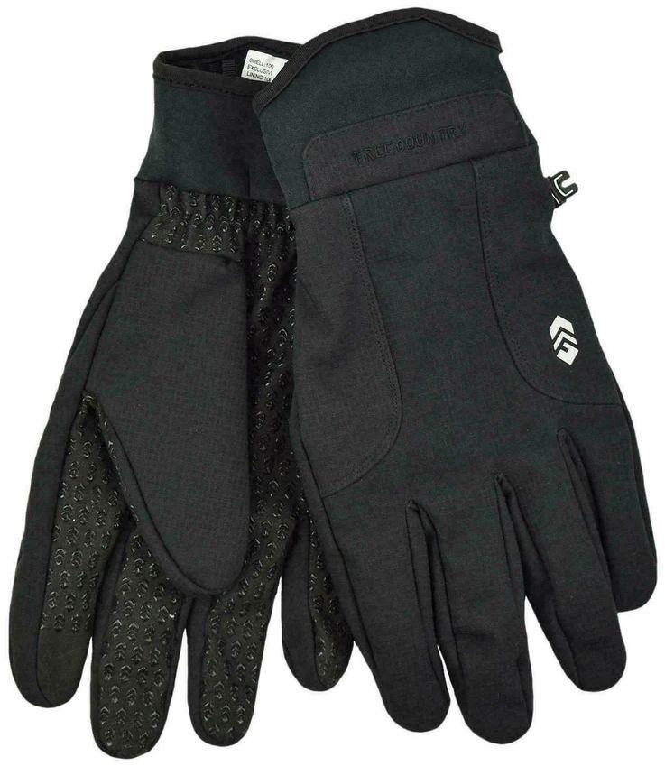 Free Country  Softshell Glove (L/XL) - Black/Reflective - Brand New