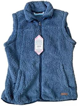 Free Country Women's Plush Vest S - Agate Blue