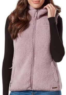 Free Country Women's Plush Vest S - Dusty Rosewood