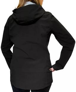 Free Country Women's Waterproof Rain Jacket L - Black