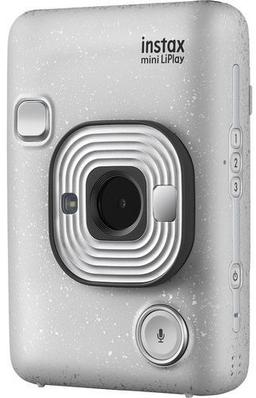 Fujifilm Instax Mini Liplay Hybrid Instant Camera - Stone White