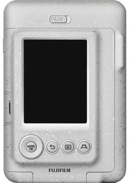 Fujifilm Instax Mini Liplay Hybrid Instant Camera - Stone White