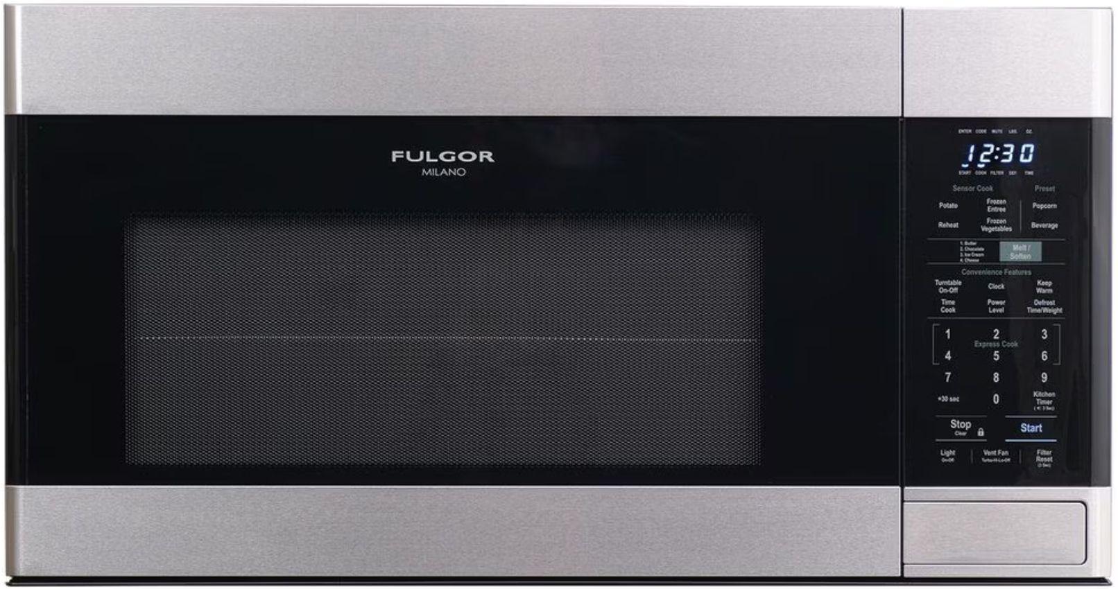 Fulgor Milano  F4OTR30S1 30" Over the Range Microwave - Stainless Steel - Excellent