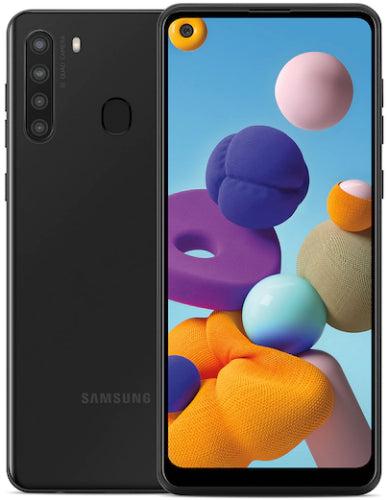 Galaxy A21 32GB Unlocked in Black in Good condition