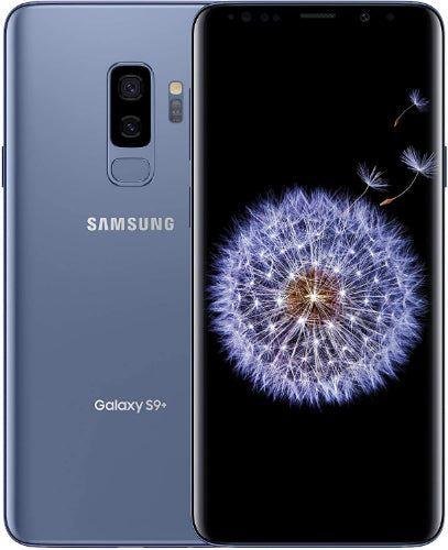 Galaxy S9+ 64GB Unlocked in Coral Blue in Excellent condition