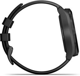 Garmin Approach S40 Smartwatch - Black Metal Case with Black Silicone Silicone