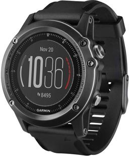 Garmin Fenix 3 HR GPS Smartwatch - 32MB - 30.4mm - Slate Gray Fiber-reinforced Polymer Case with Black Silicone Silicone Band