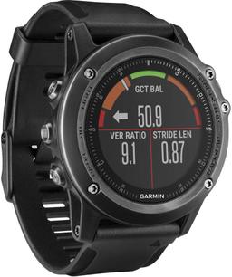 Garmin Fenix 3 HR GPS Smartwatch - 32MB - 30.4mm - Slate Gray Fiber-reinforced Polymer Case with Black Silicone Silicone Band