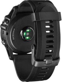 Garmin Fenix 3 HR GPS Smartwatch - 32MB - 30.4mm - Slate Gray Fiber-reinforced Polymer Case with Black Silicone Silicone Band