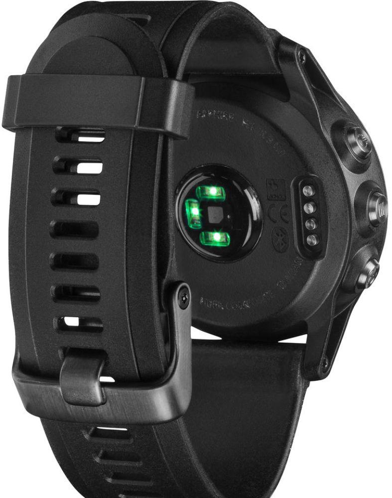 Garmin Fenix 3 HR GPS Smartwatch - 32MB - 30.4mm - Slate Gray Fiber-reinforced Polymer Case with Black Silicone Silicone Band