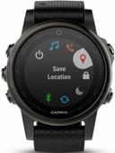 Garmin Fenix 5S GPS Smartwatch Sapphire Edition (Polymer) 42mm in Black in Acceptable condition