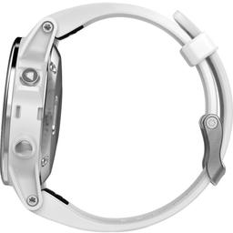 Garmin Fenix 5S GPS Smartwatch - 37MB - 42mm - White Sapphire Edition (Polymer) Case with Carrara White Silicone Silicone Band