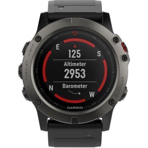 Garmin Fenix 5X Smartwatch Stainless Steel 30.5mm in Slate Grey in Acceptable condition