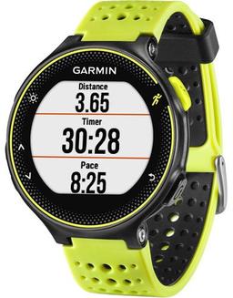 Garmin Forerunner 230 Smartwatch - 31.1mm - Black/Yellow Glass Case with Yellow Force Silicone Silicone Strap