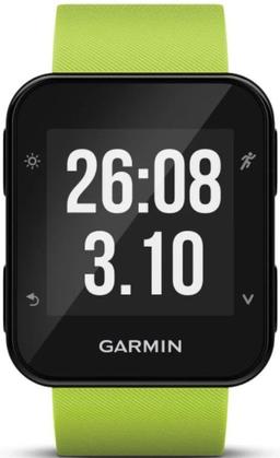 Garmin Forerunner 35 Smartwatch - Slate Gray Stainless Steel Case with Limelight Silicone Silicone Band