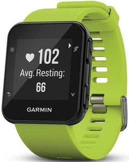 Garmin Forerunner 35 Smartwatch - Slate Gray Stainless Steel Case with Limelight Silicone Silicone Band