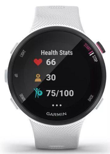 Garmin Forerunner 45S Smartwatch Fiber-Reinforced Polymer 39mm in White in Acceptable condition