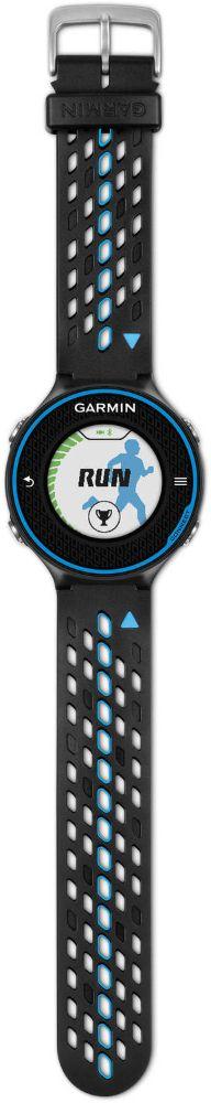 Garmin Forerunner 620 GPS Smartwatch - 25.4mm - Black/Blue Polymer Case with Black/Blue Silicone Silicone Band