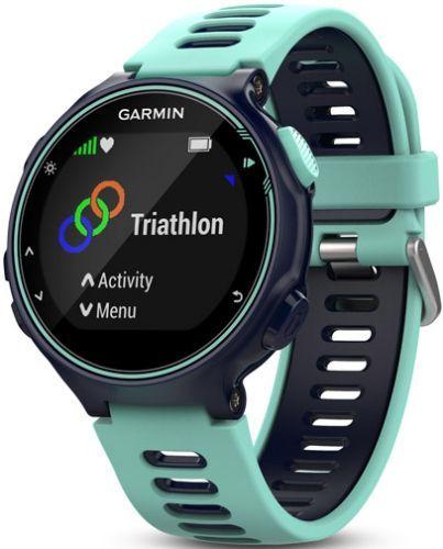 Garmin Forerunner 735XT Smartwatch - 31.1mm - Black Fiber-reinforced Polymer Case with Black Silicone Silicone Strap