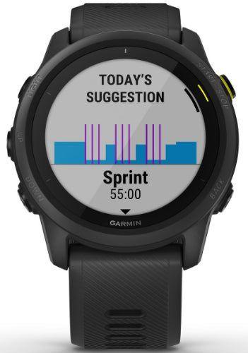 Garmin Forerunner 745 Smartwatch Fiber-reinforced Polymer 30.4mm in Black in Premium condition