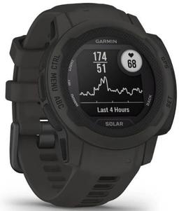 Garmin Instinct 2S Smartwatch - 40MM - Graphite Fiber-reinforced Polymer Case with Graphite Silicone Silicone Strap