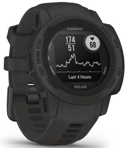 Garmin Instinct 2S Smartwatch - 40MM - Graphite Fiber-reinforced Polymer Case with Graphite Silicone Silicone Strap