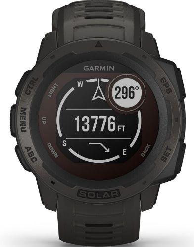 Garmin Instinct Solar Smartwatch Fiber-reinforced Polymer 45mm in Graphite