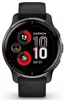 Garmin Venu 2 Plus Smartwatch Fiber-reinforced Polymer 33mm in Slate Black in Acceptable condition