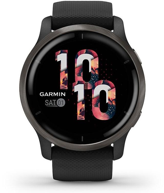 Garmin Venu 2 Smartwatch Fiber-reinforced Polymer 45mm in Slate Black in Acceptable condition