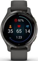 Garmin Venu 2S Smartwatch Fiber-reinforced Polymer 27.9mm in Slate Black in Premium condition