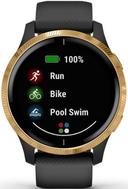 Garmin Venu Smartwatch Fiber-reinforce Polymer 30.4mm in Gold in Excellent condition
