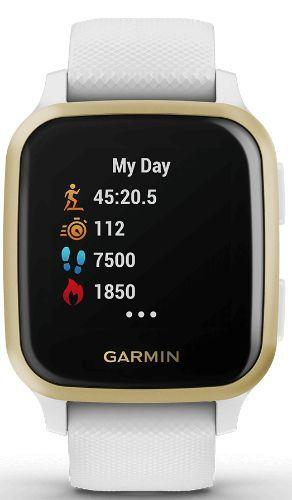 Garmin Venu Sq Smartwatch Fiber-reinforced Polymer 33.1mm in Light Gold in Premium condition
