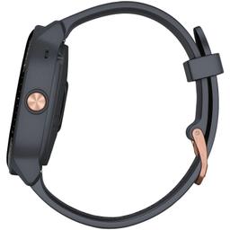 Garmin Vivoactive 3 Music Smartwatch - Granite Blue Polymer Case with Granite Blue Silicone Band Silicone