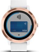 Garmin Vivoactive 3 Smartwatch Fiber-reinforced Glass 30.4mm in Rose Gold in Excellent condition