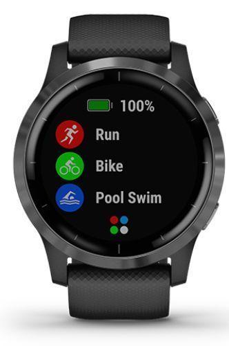 Garmin Vivoactive 4 Smartwatch Fiber-reinforced Polymer 45mm in Slate in Acceptable condition